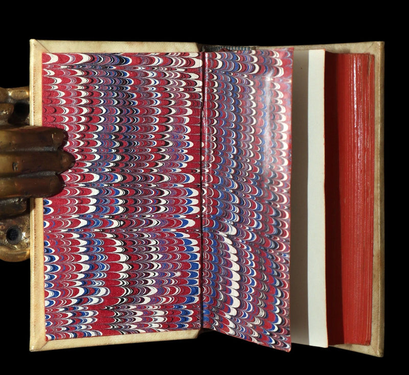 1863 Rare Italian Vellum Book - La Vita Nuova di Dante Allighieri, The New Life