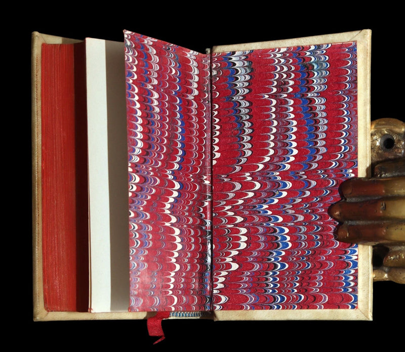 1863 Rare Italian Vellum Book - La Vita Nuova di Dante Allighieri, The New Life