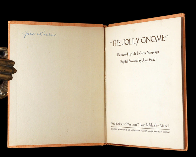 1933 Scarce First Edition - THE Jolly Gnome Illustrated by Ida Bohatta-Morpurgo
