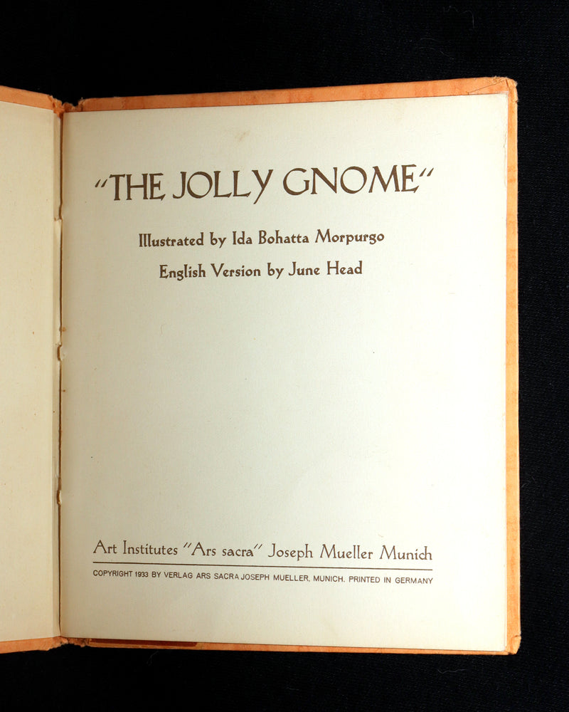 1933 Scarce First Edition - THE Jolly Gnome Illustrated by Ida Bohatta-Morpurgo