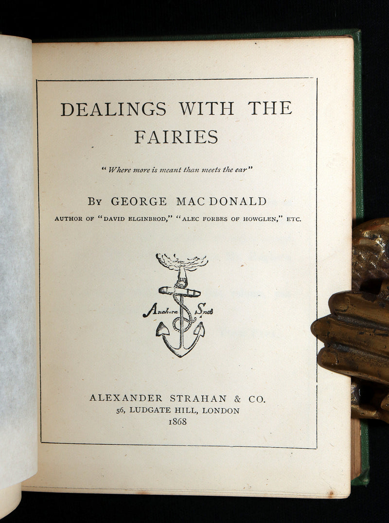 1868 Scarce Book - Dealings with the Fairies by George Macdonald, Illustrated