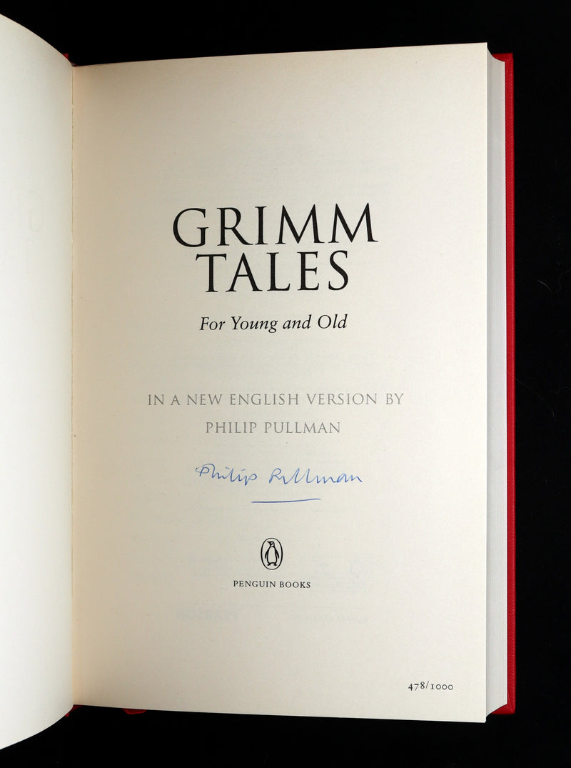 2012 Rare Limited Signed First Edition - Philip Pullman, Grimm's Fairy Tales