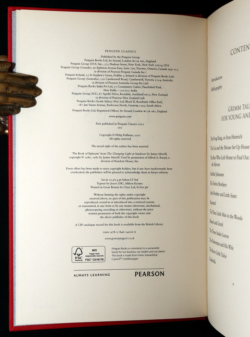 2012 Rare Limited Signed First Edition - Philip Pullman, Grimm's Fairy Tales