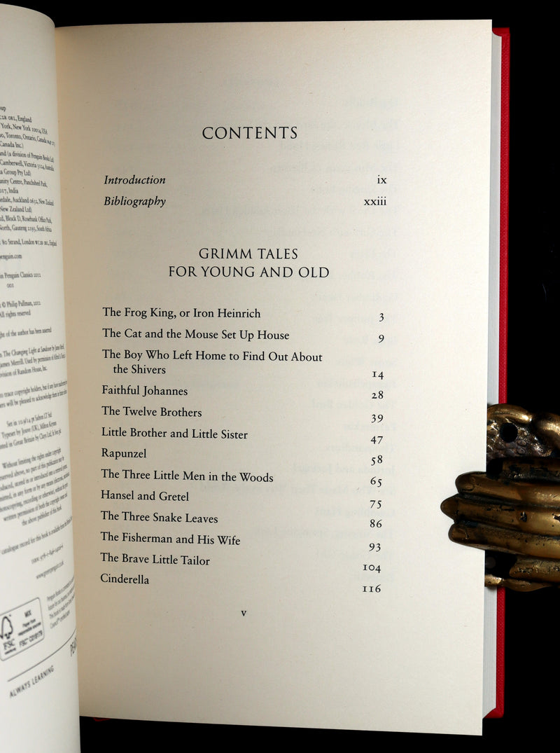 2012 Rare Limited Signed First Edition - Philip Pullman, Grimm's Fairy Tales