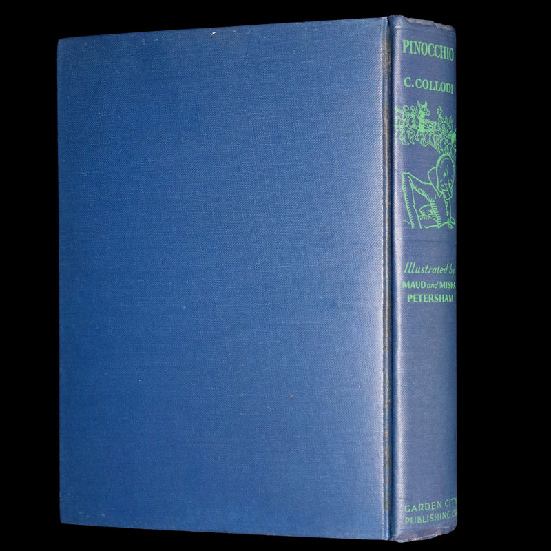 1932 Rare Book - Pinocchio by C. Collodi illustrated by Maud and Miska Petersham