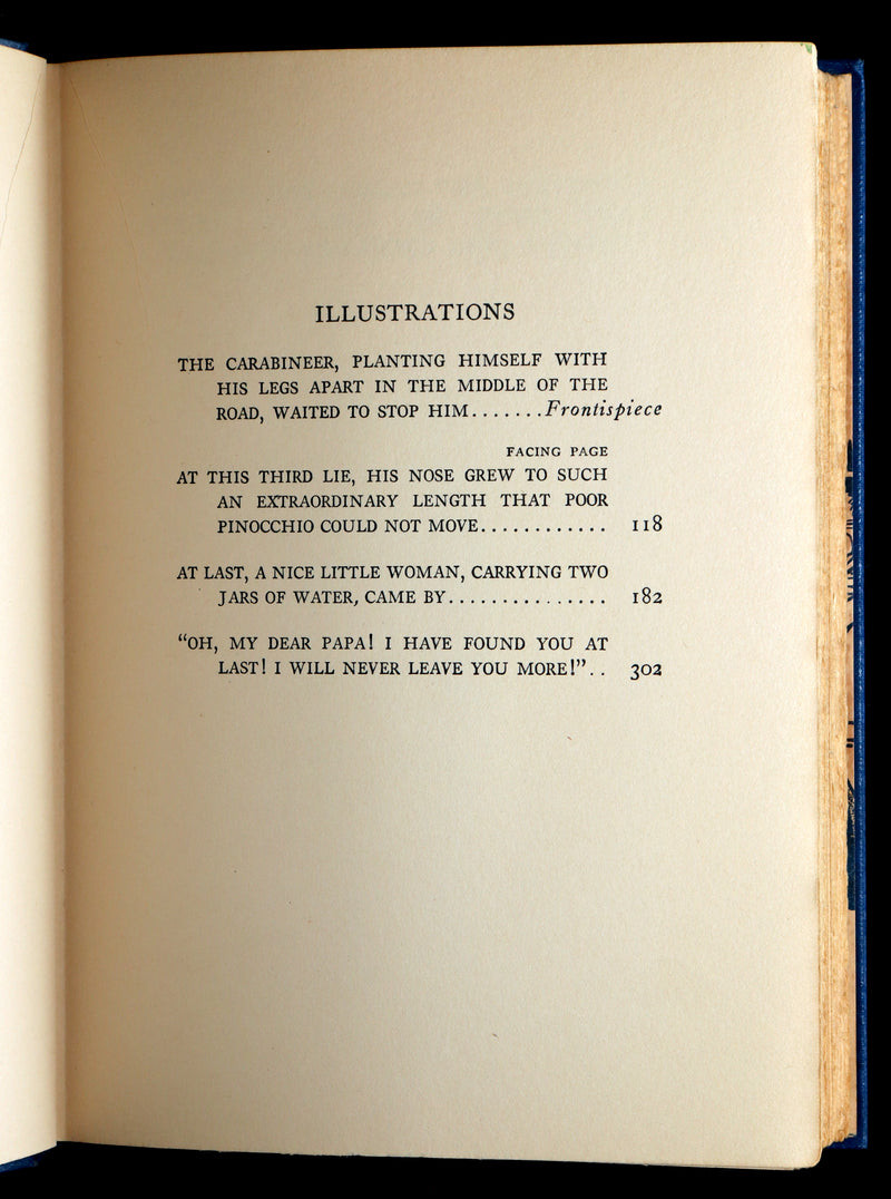 1932 Rare Book - Pinocchio by C. Collodi illustrated by Maud and Miska Petersham