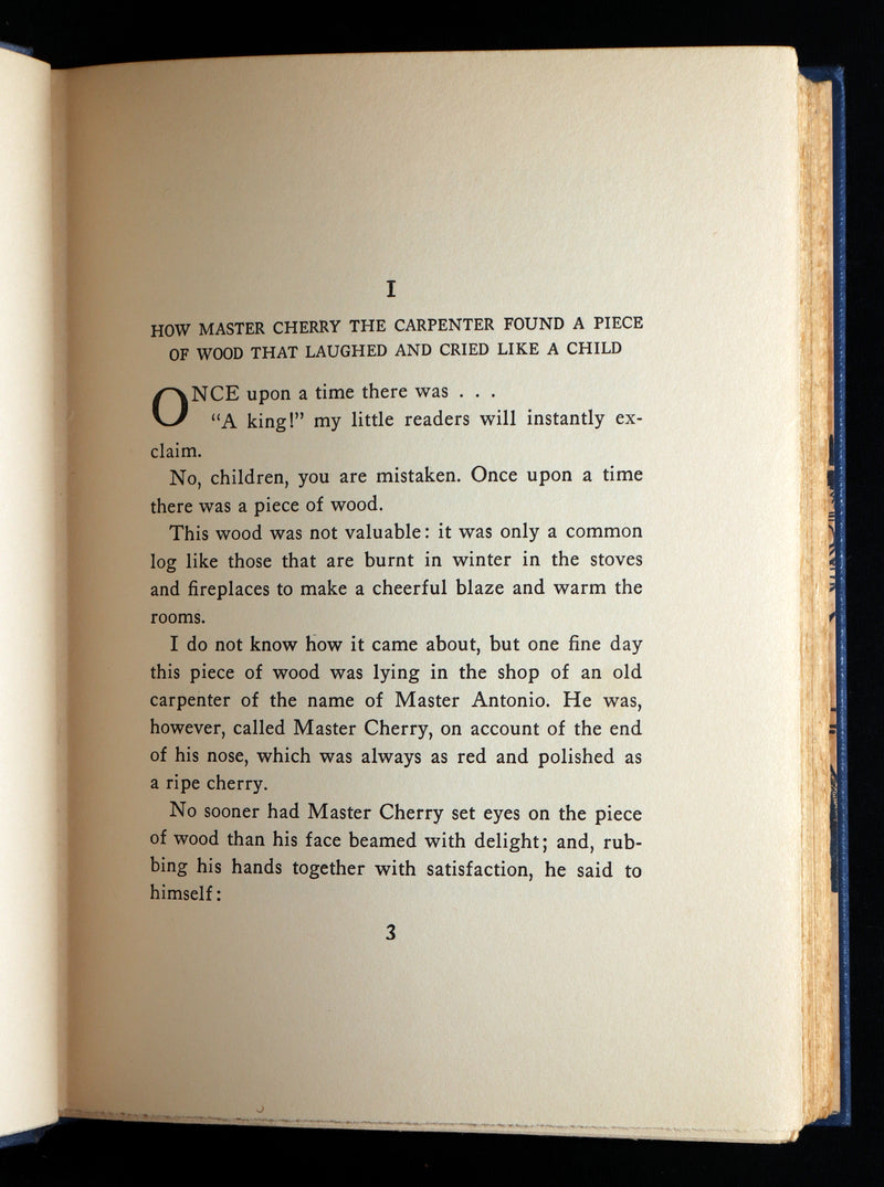 1932 Rare Book - Pinocchio by C. Collodi illustrated by Maud and Miska Petersham