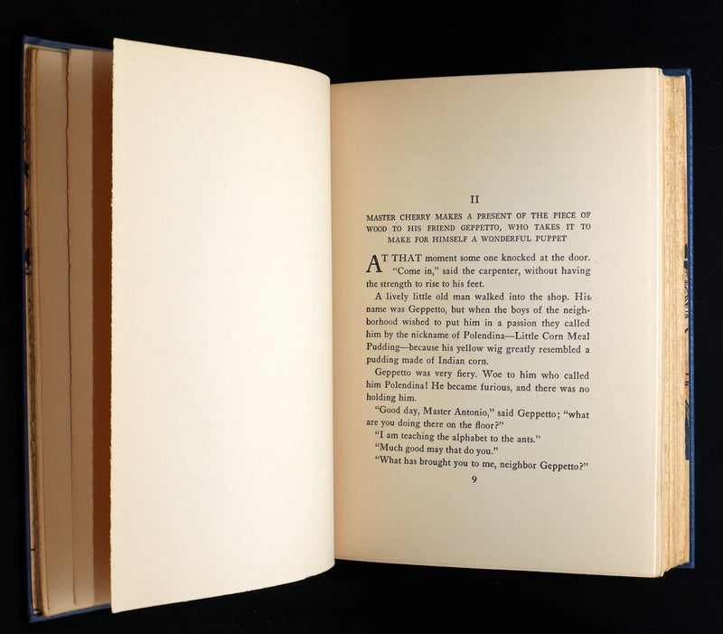 1932 Rare Book - Pinocchio by C. Collodi illustrated by Maud and Miska Petersham