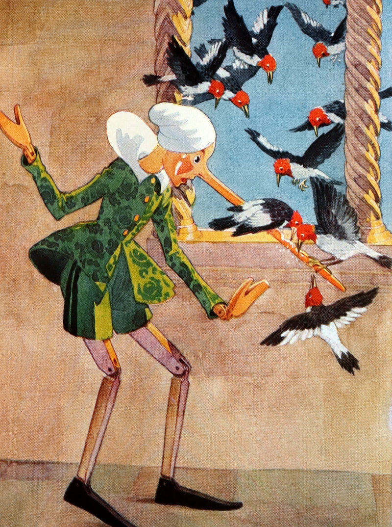 1932 Rare Book - Pinocchio by C. Collodi illustrated by Maud and Miska Petersham