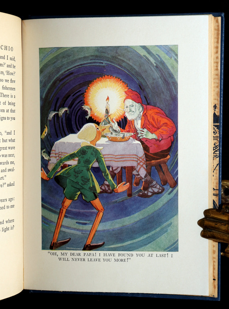 1932 Rare Book - Pinocchio by C. Collodi illustrated by Maud and Miska Petersham