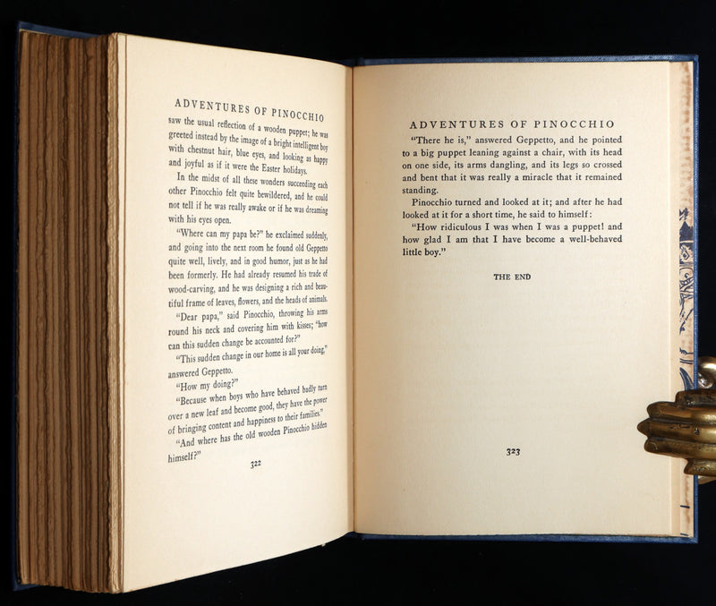 1932 Rare Book - Pinocchio by C. Collodi illustrated by Maud and Miska Petersham