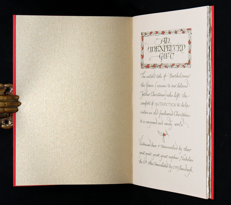 2013 Rare 1stED - An Unexpected Gift, A Christmas Tale by Charles van Sandwyk.