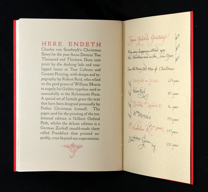 2013 Rare 1stED - An Unexpected Gift, A Christmas Tale by Charles van Sandwyk.