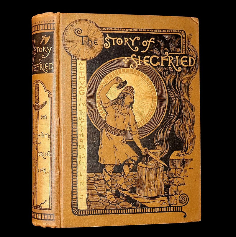 1882 Rare First Edition - The Story of Siegfried illustrated by Howard Pyle