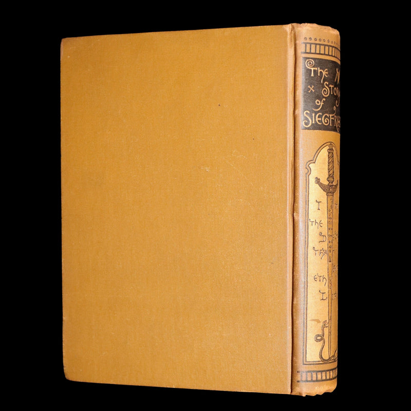 1882 Rare First Edition - The Story of Siegfried illustrated by Howard Pyle