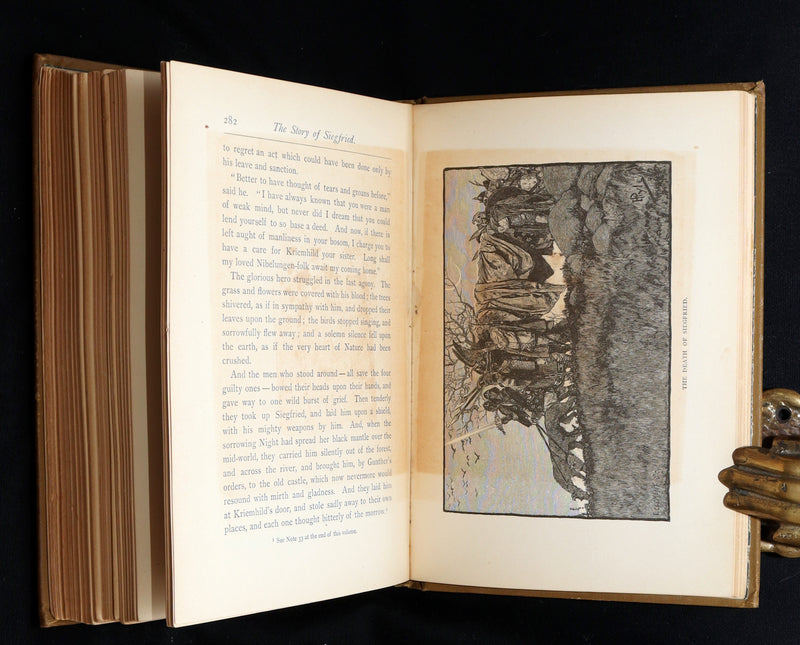 1882 Rare First Edition - The Story of Siegfried illustrated by Howard Pyle