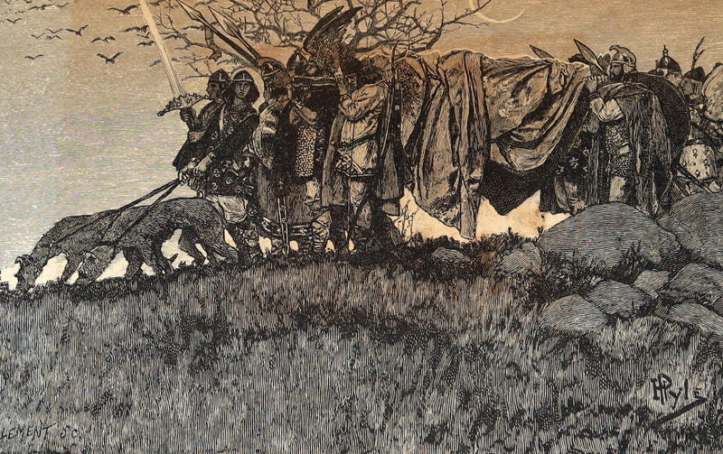 1882 Rare First Edition - The Story of Siegfried illustrated by Howard Pyle