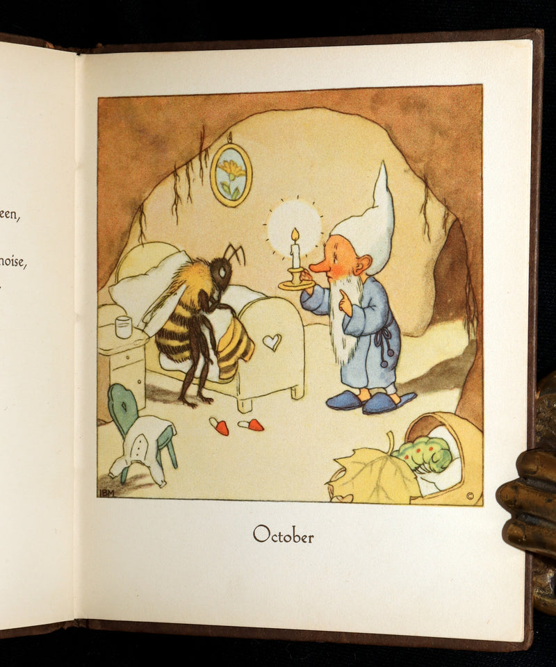 1931 Scarce First English Edition - The Gnome’s Almanack by Ida Bohatta Morpurgo