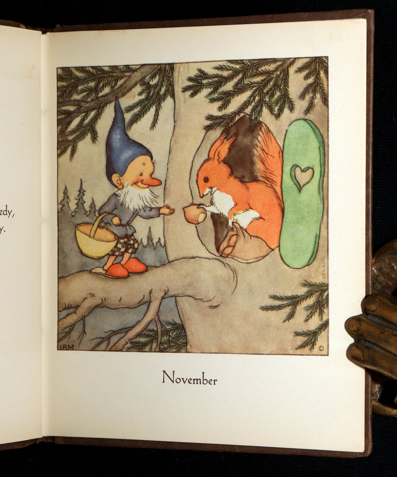 1931 Scarce First English Edition - The Gnome’s Almanack by Ida Bohatta Morpurgo