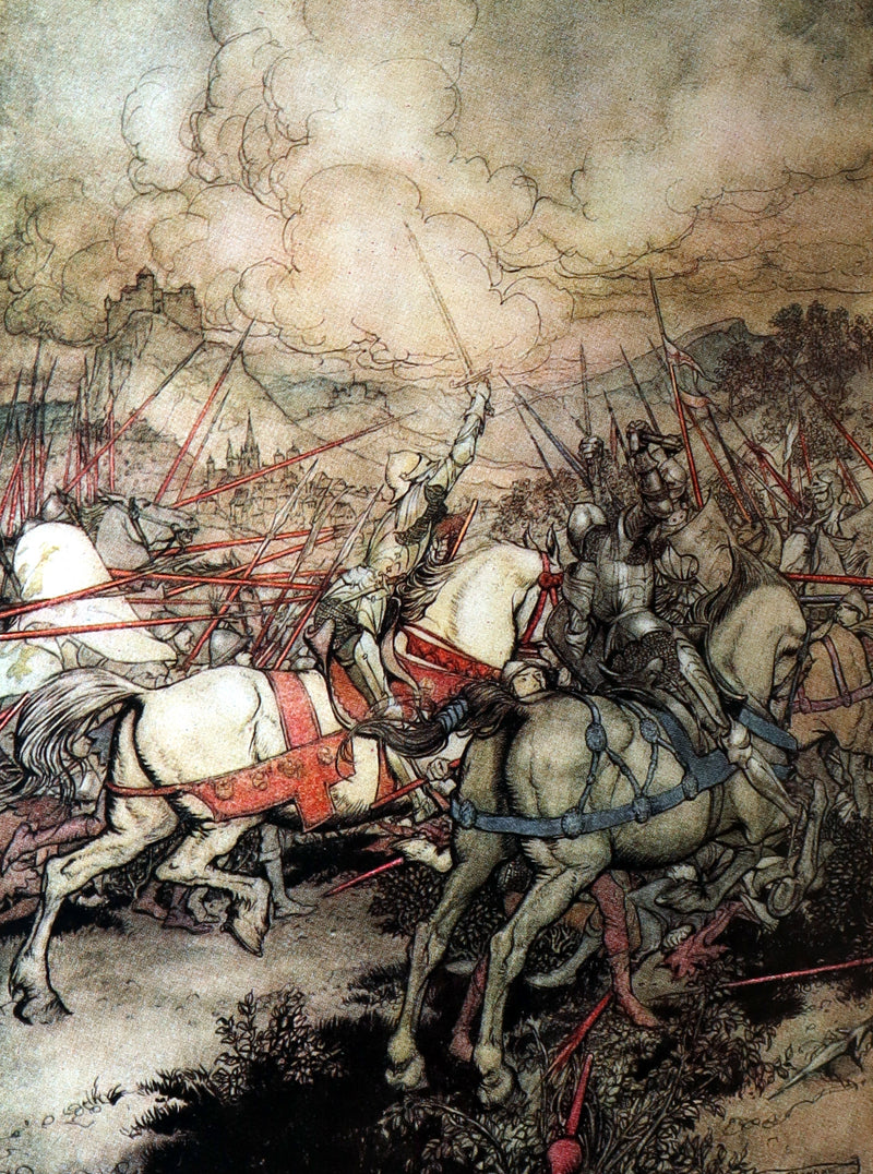 1917 Rare First Edition - Romance of King Arthur, illustrated by Arthur Rackham