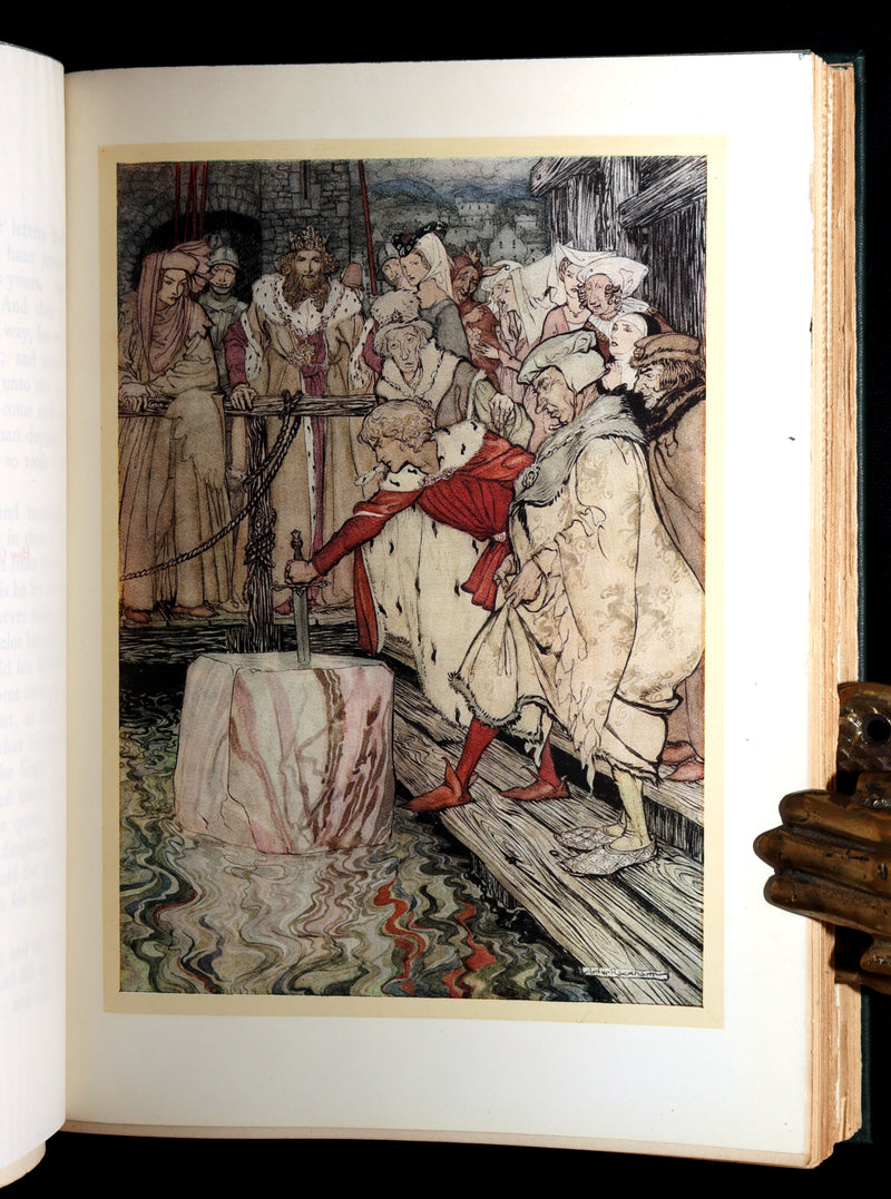 1917 Rare First Edition - Romance of King Arthur, illustrated by Arthur Rackham