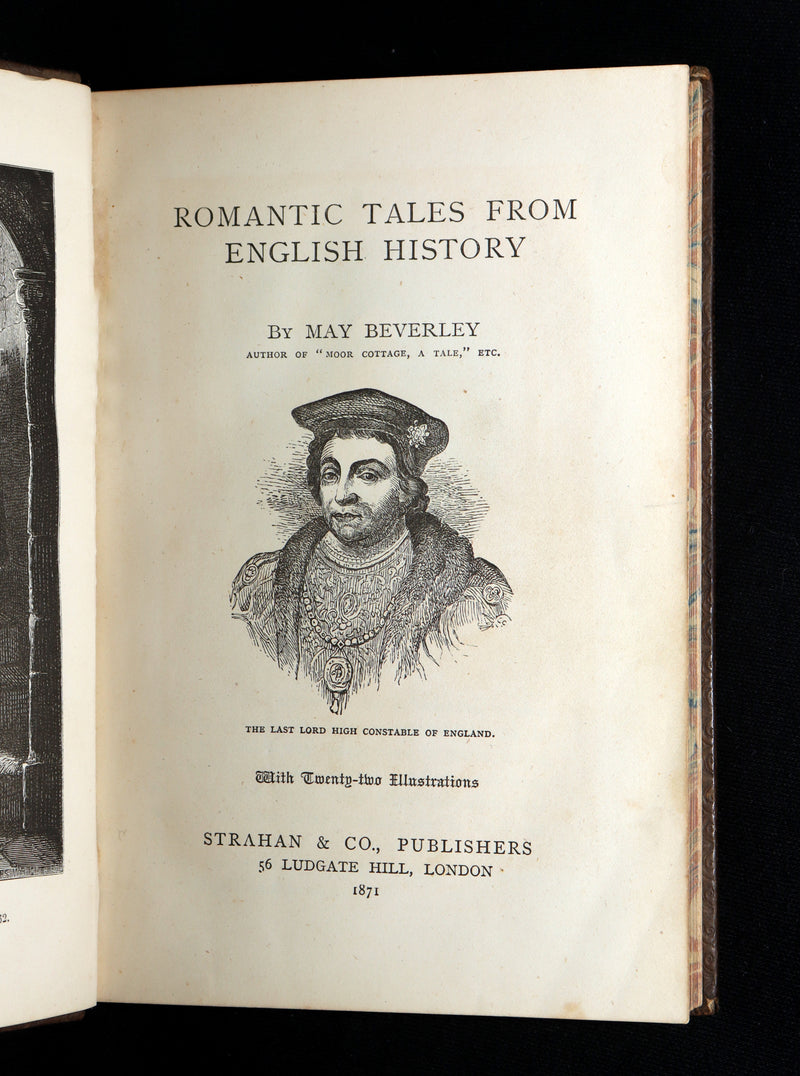 1871 Scarce Book - Romantic Tales from English History by May Beverley