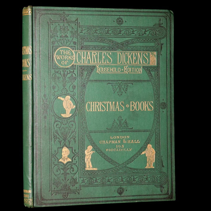 1876 Rare Book - Christmas Books (A Christmas Carol, etc.) by Charles Dickens