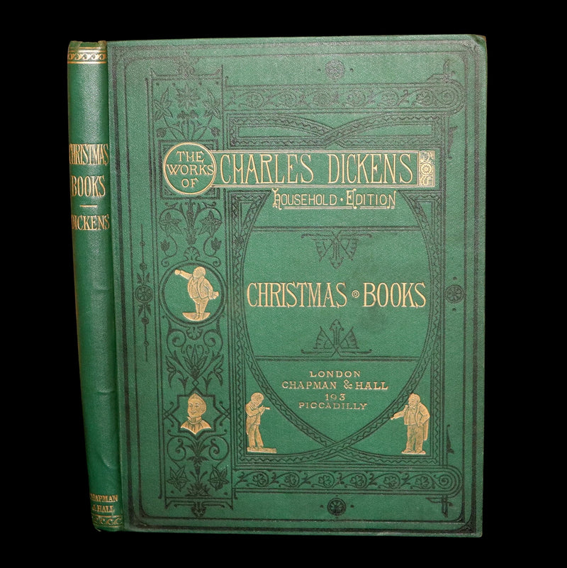 1876 Rare Book - Christmas Books (A Christmas Carol, etc.) by Charles Dickens