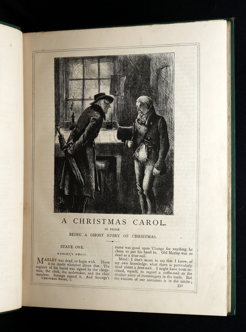 1876 Rare Book - Christmas Books (A Christmas Carol, etc.) by Charles Dickens