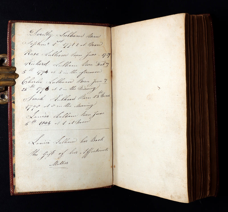 1781 Rare Book - The Book of Common Prayer, The Whole Book of Psalms Illustrated