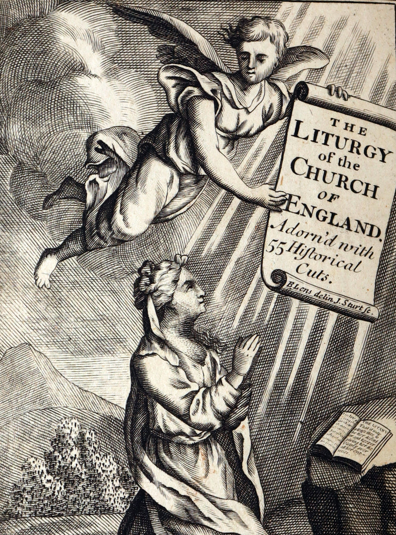 1781 Rare Book - The Book of Common Prayer, The Whole Book of Psalms Illustrated