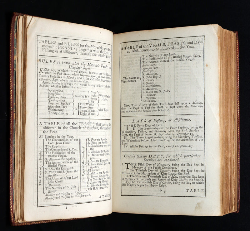 1781 Rare Book - The Book of Common Prayer, The Whole Book of Psalms Illustrated