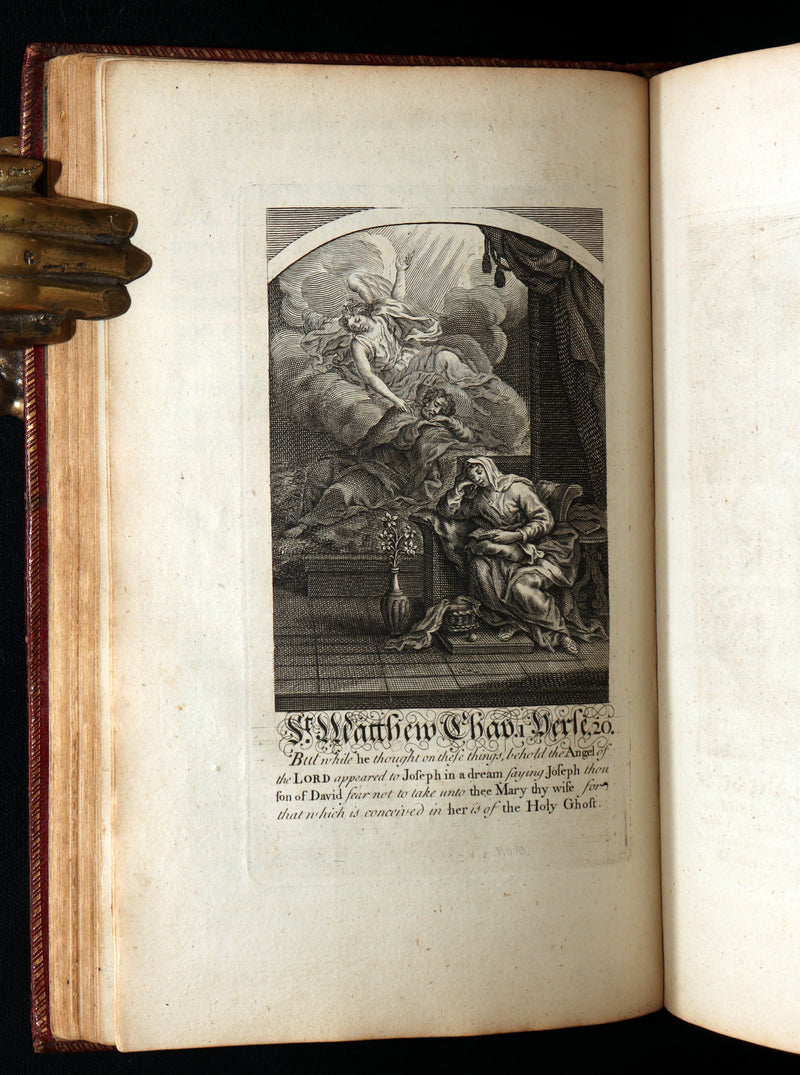 1781 Rare Book - The Book of Common Prayer, The Whole Book of Psalms Illustrated