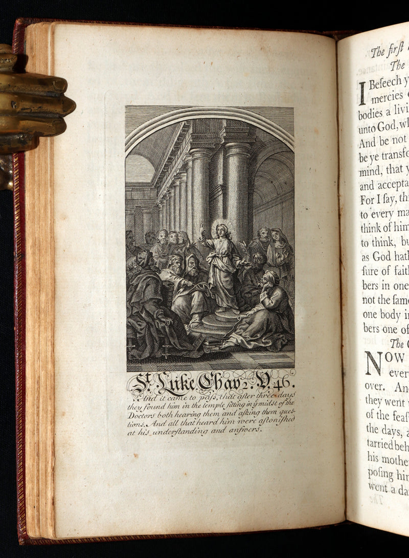 1781 Rare Book - The Book of Common Prayer, The Whole Book of Psalms Illustrated