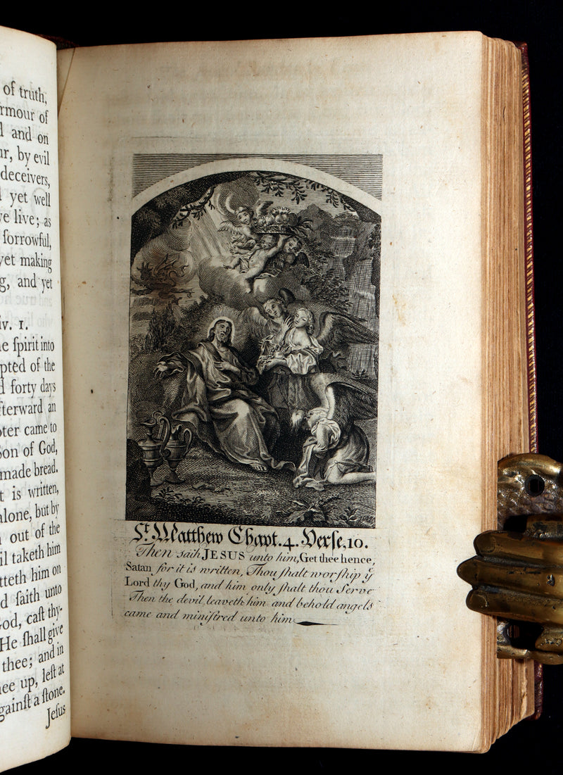 1781 Rare Book - The Book of Common Prayer, The Whole Book of Psalms Illustrated