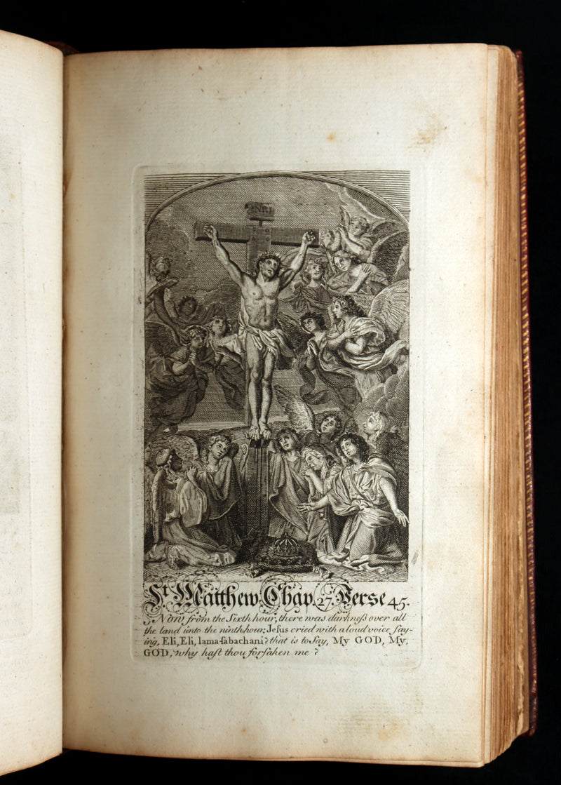 1781 Rare Book - The Book of Common Prayer, The Whole Book of Psalms Illustrated