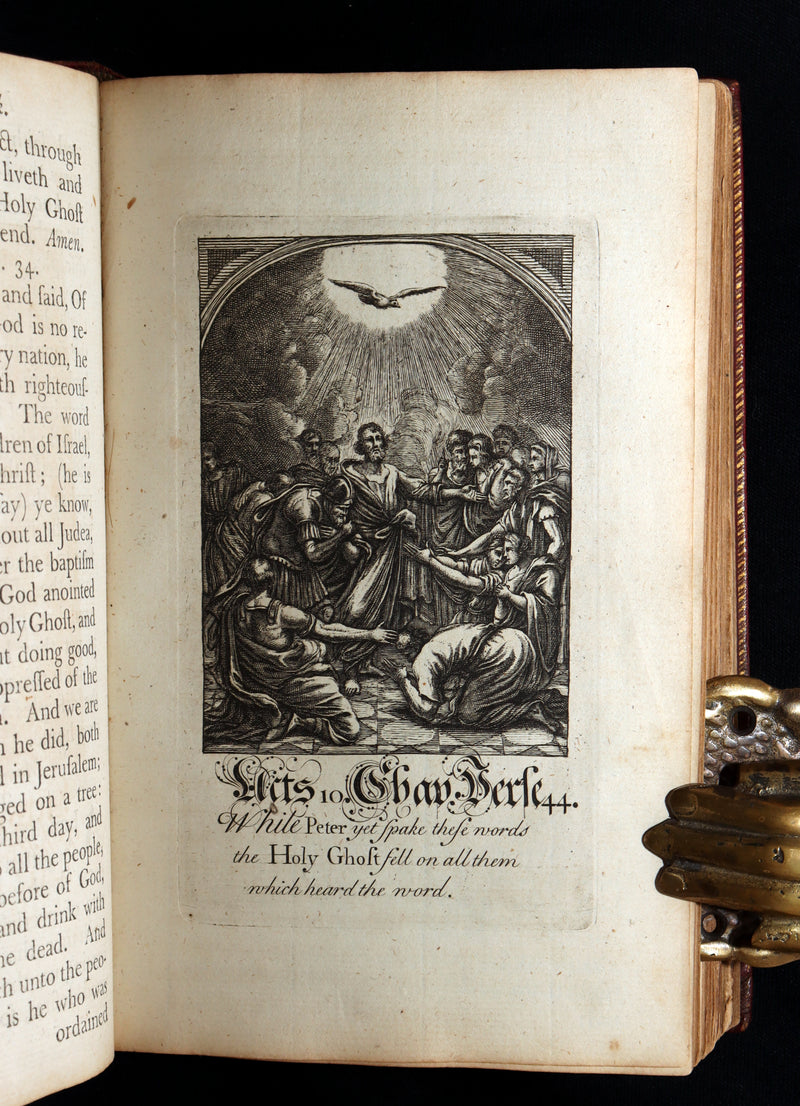 1781 Rare Book - The Book of Common Prayer, The Whole Book of Psalms Illustrated