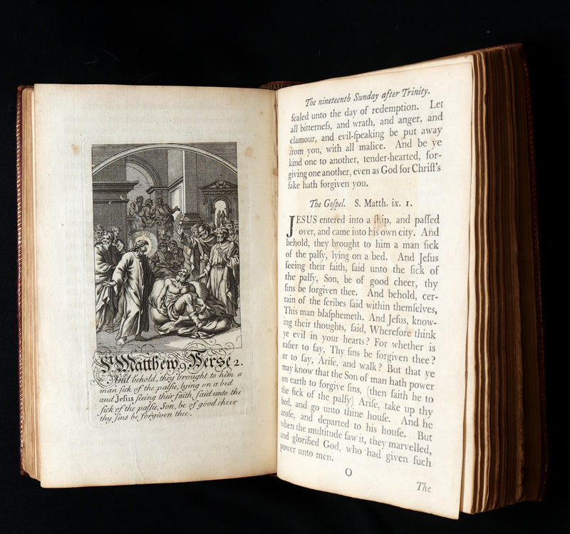 1781 Rare Book - The Book of Common Prayer, The Whole Book of Psalms Illustrated