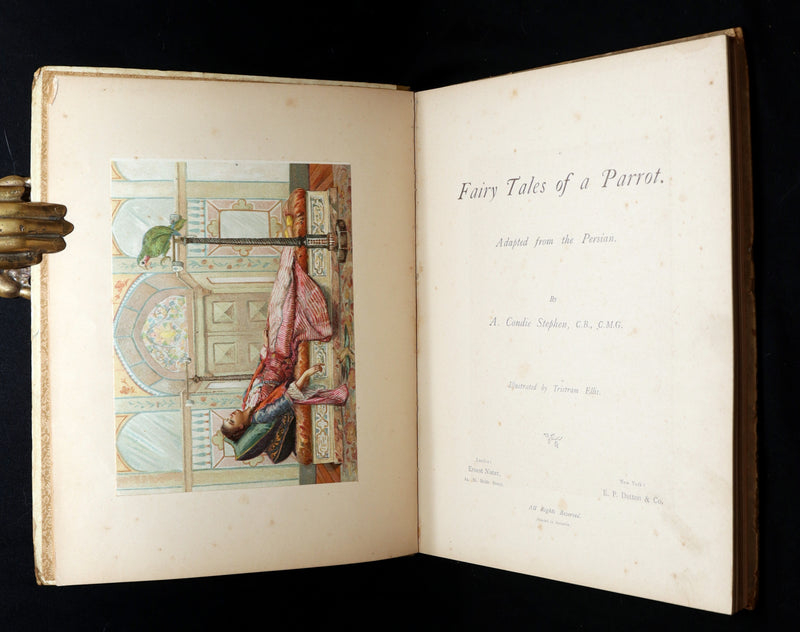 1892 Scarce First Edition - Fairy Tales of a Parrot, Adapted from the Persian