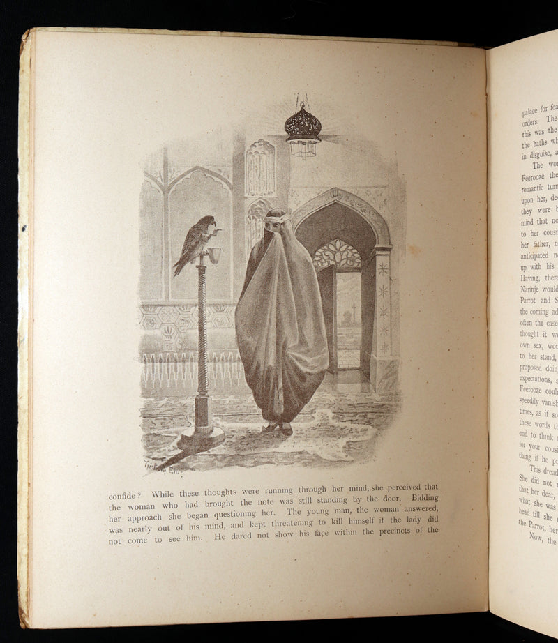 1892 Scarce First Edition - Fairy Tales of a Parrot, Adapted from the Persian