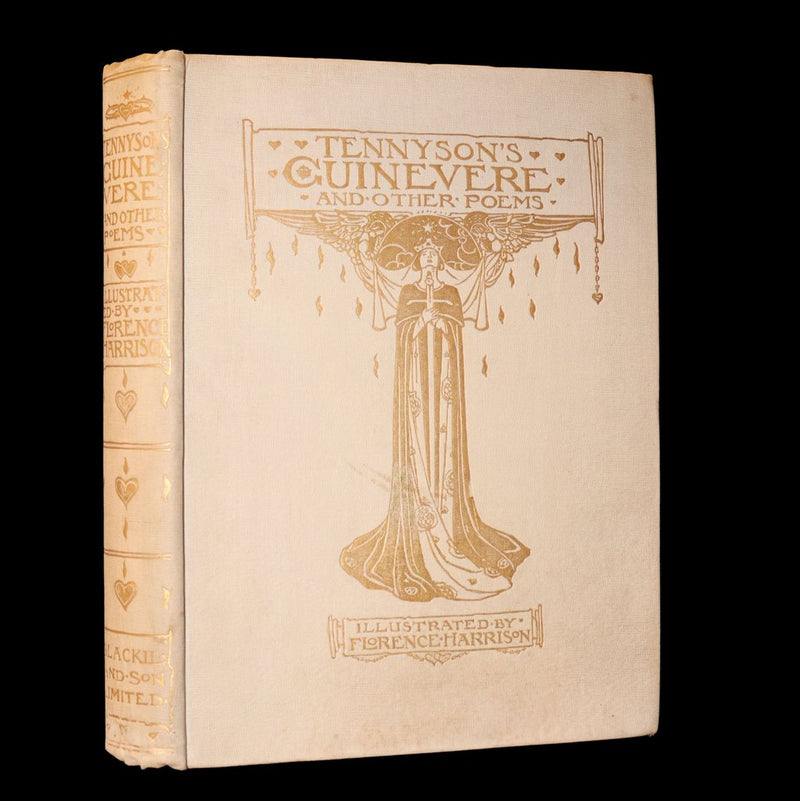 1912 Rare First Edition - Tennyson Guinevere by Pre-Raphaelite Florence Harrison