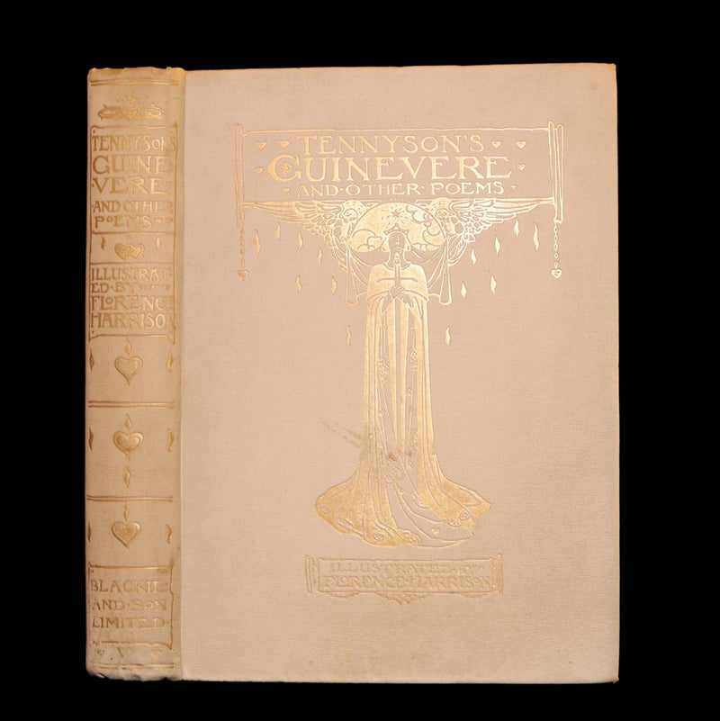 1912 Rare First Edition - Tennyson Guinevere by Pre-Raphaelite Florence Harrison