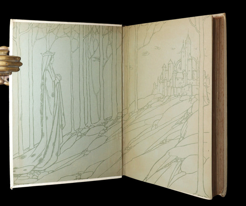 1912 Rare First Edition - Tennyson Guinevere by Pre-Raphaelite Florence Harrison