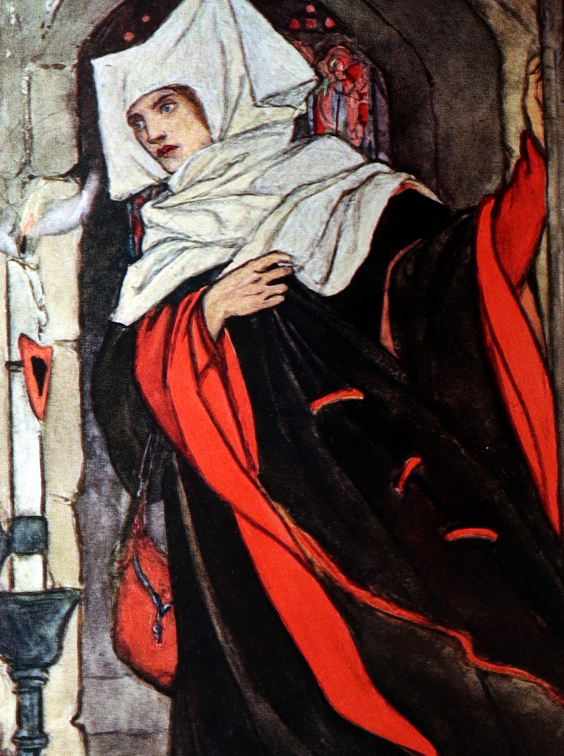 1912 Rare First Edition - Tennyson Guinevere by Pre-Raphaelite Florence Harrison