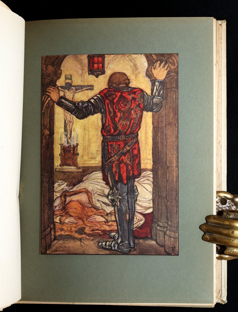 1912 Rare First Edition - Tennyson Guinevere by Pre-Raphaelite Florence Harrison