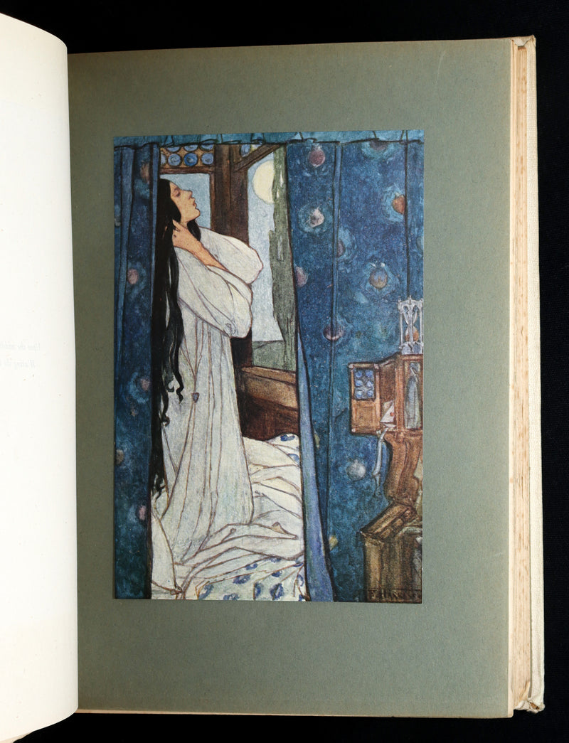1912 Rare First Edition - Tennyson Guinevere by Pre-Raphaelite Florence Harrison