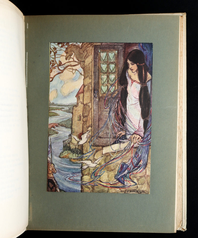 1912 Rare First Edition - Tennyson Guinevere by Pre-Raphaelite Florence Harrison