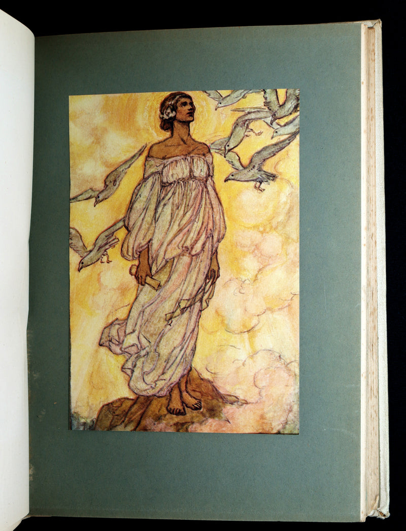 1912 Rare First Edition - Tennyson Guinevere by Pre-Raphaelite Florence Harrison