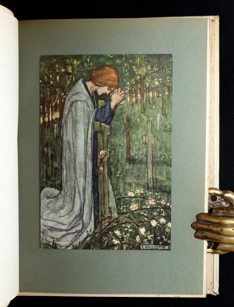 1912 Rare First Edition - Tennyson Guinevere by Pre-Raphaelite Florence Harrison