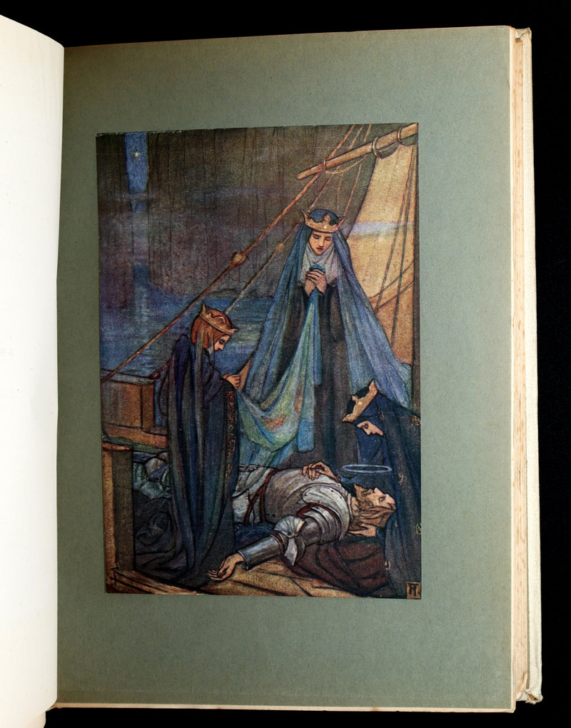 1912 Rare First Edition - Tennyson Guinevere by Pre-Raphaelite Florence Harrison